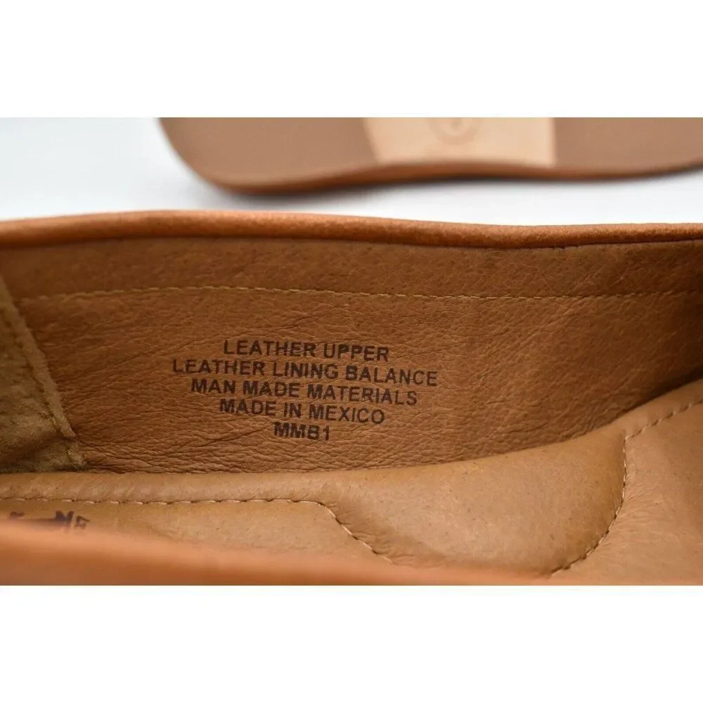 Sofft Womans Size 10‎ Kambray Luggage Leather Slip On Loafers Shoes